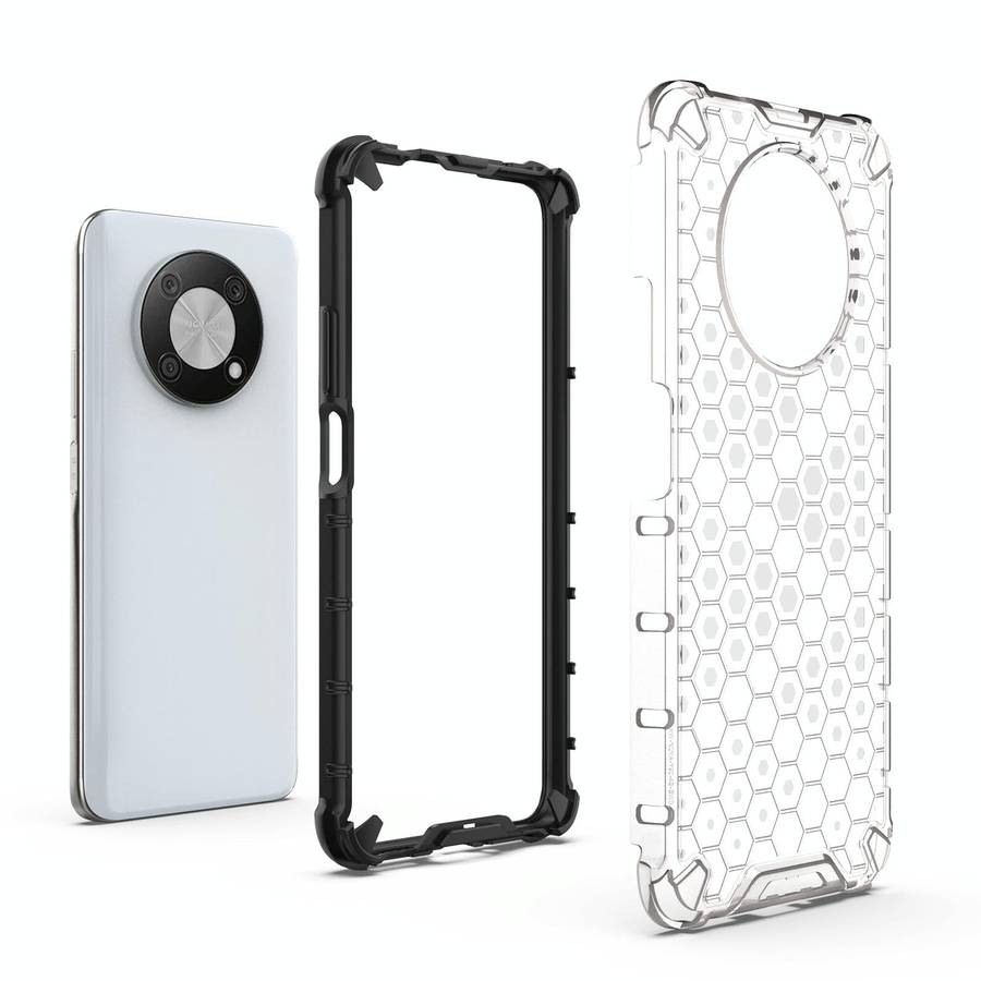 For Huawei nova Y90 4G Honeycomb Phone Case(Green)