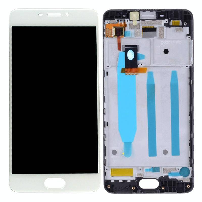 TFT LCD Screen for Meizu M6 M711H M711Q Digitizer Full Assembly with Frame(White)