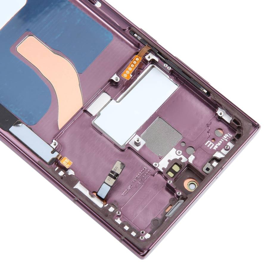 For Samsung Galaxy S22 Ultra 5G SM-S908B Original LCD Screen Digitizer Full Assembly with Frame (...