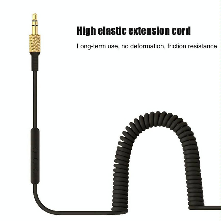 Wire-controlled Call Version 3.5mm Male to Male Earphone Cable for Marshall Earphones, Cable Leng...