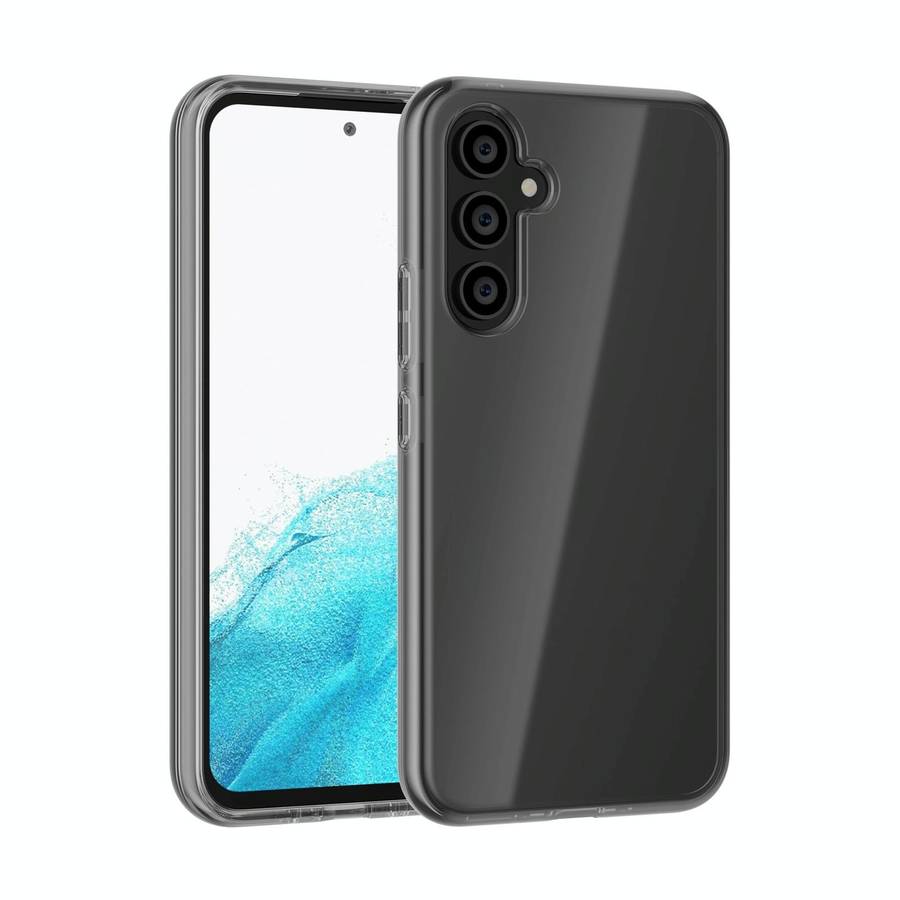 For Samsung Galaxy A54 5G EU Shockproof Terminator Style Glitter Powder Phone Case(Transparent Bl...