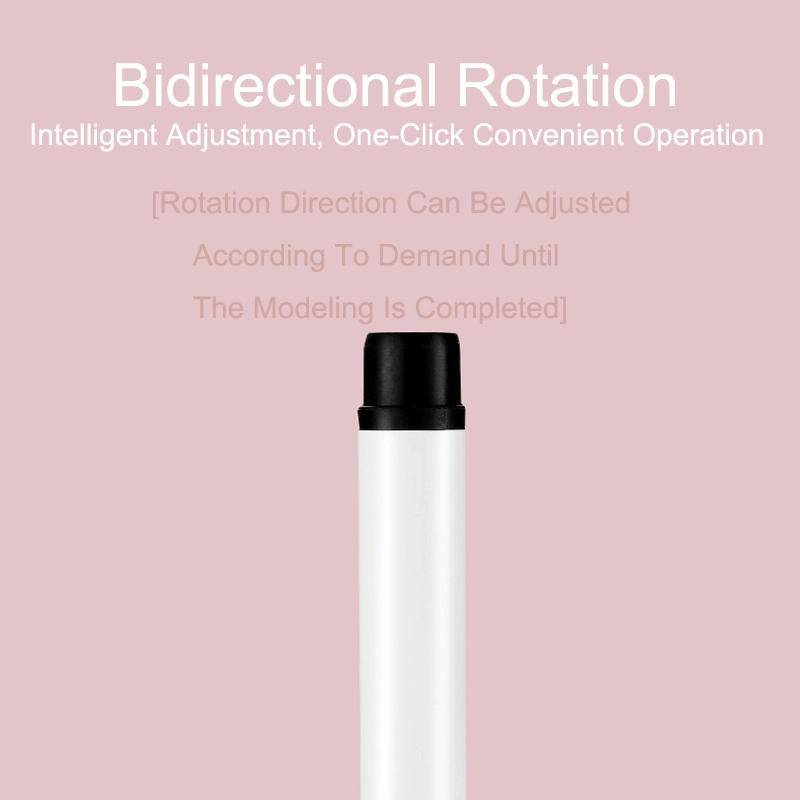 Automatic Curling Iron With Bi-Directional Rotating Ceramic Glaze Coating Hair Care, Plug: UK Plu...
