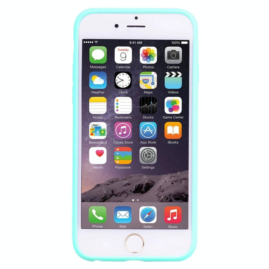 For iPhone 6s Plus / 6 Plus Candy Color TPU Case(Green)