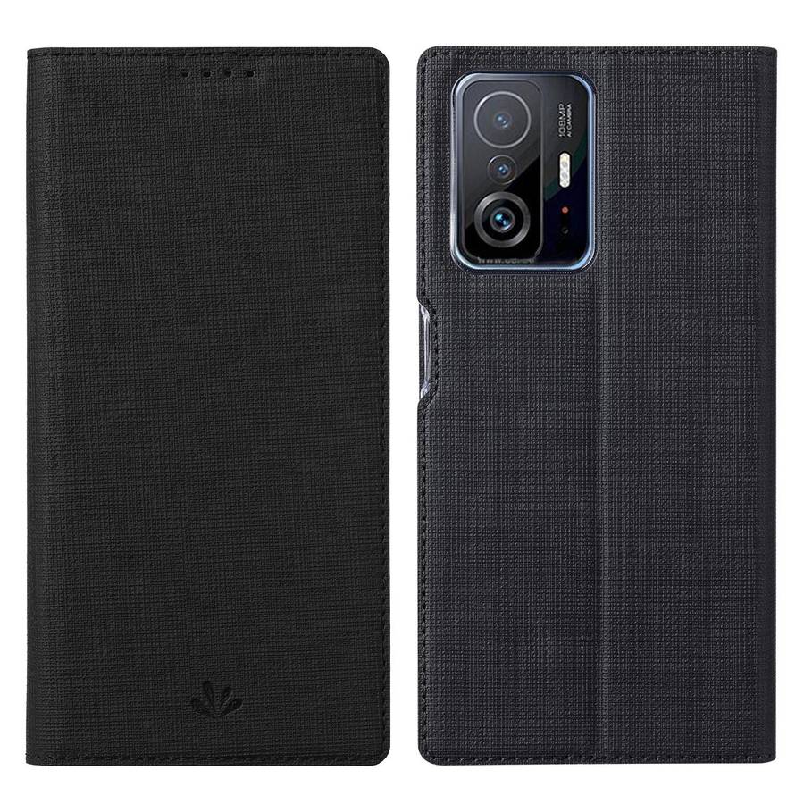 For Xiaomi Mi 11T / 11T Pro ViLi DMX Series Shockproof Magnetic Flip Leather Case(Black)