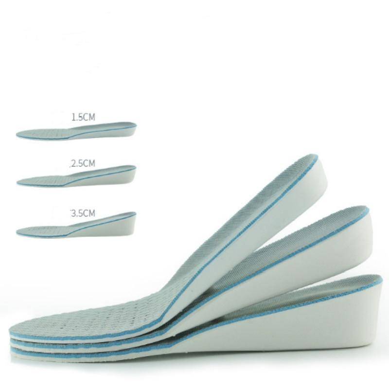 Men and Women Casual EVA Breathable Sports Invisible Heightened Insole, Height:2.5cm(35)