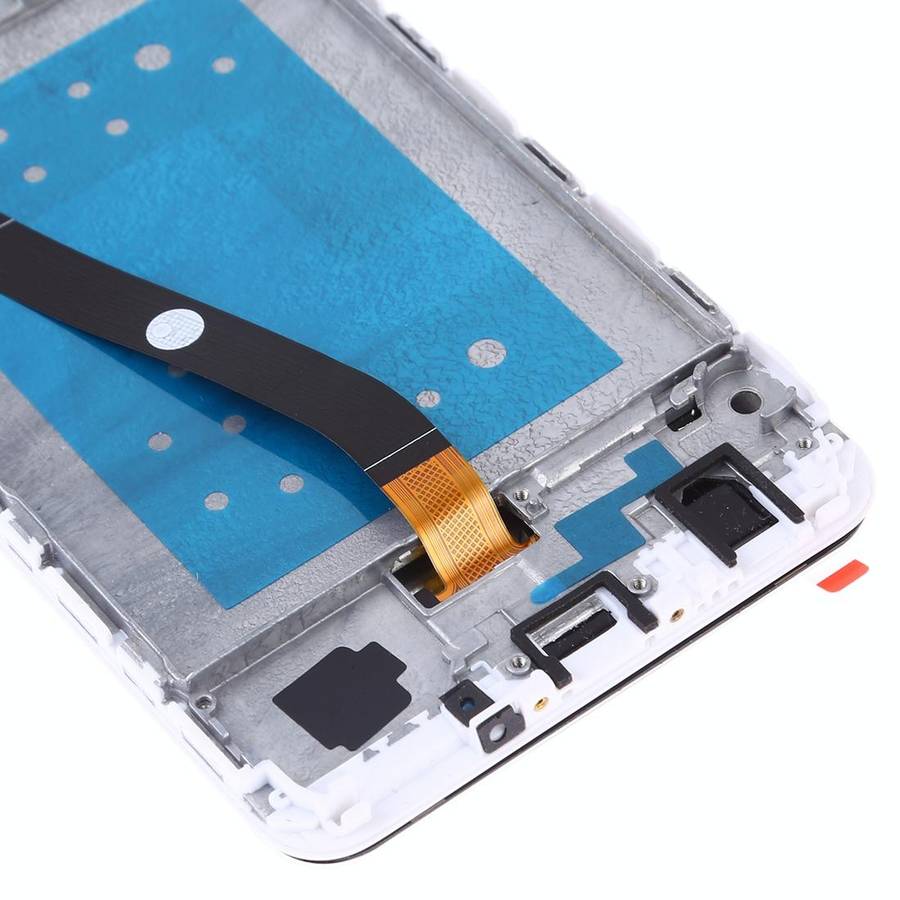 OEM LCD Screen for Huawei Honor 7X Digitizer Full Assembly with Frame (White)