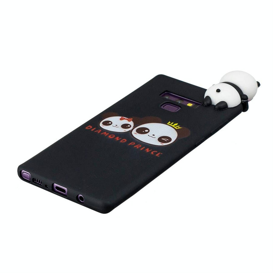 For Galaxy Note 9 Shockproof Cartoon TPU Protective Case(Two Pandas)