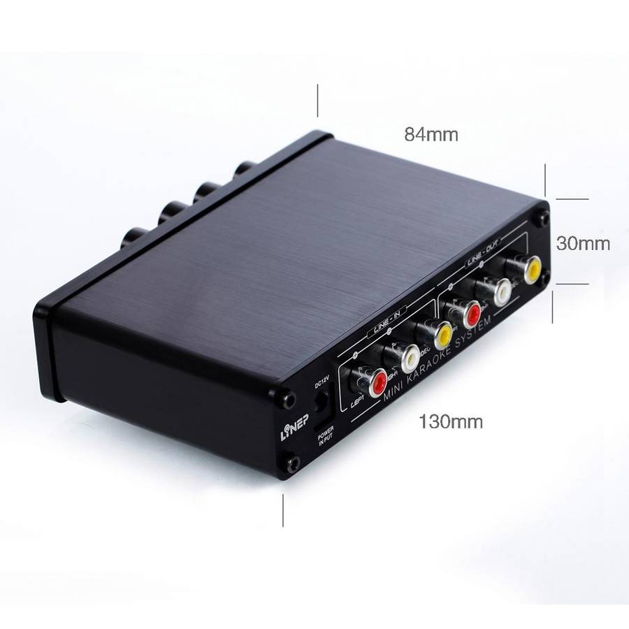 A933 Mini Karaoke Machine System Sound Mixer Amplifier for PC / TV / Mobile Phones, Support RCA i...