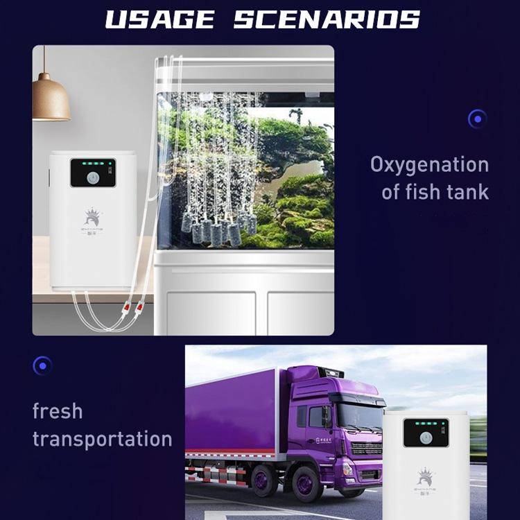 ZHIYANG Aquarium USB Oxygen Pump Fish Tank Oxygenated Air Pump, Specification: ZY-N12 USB Charging
