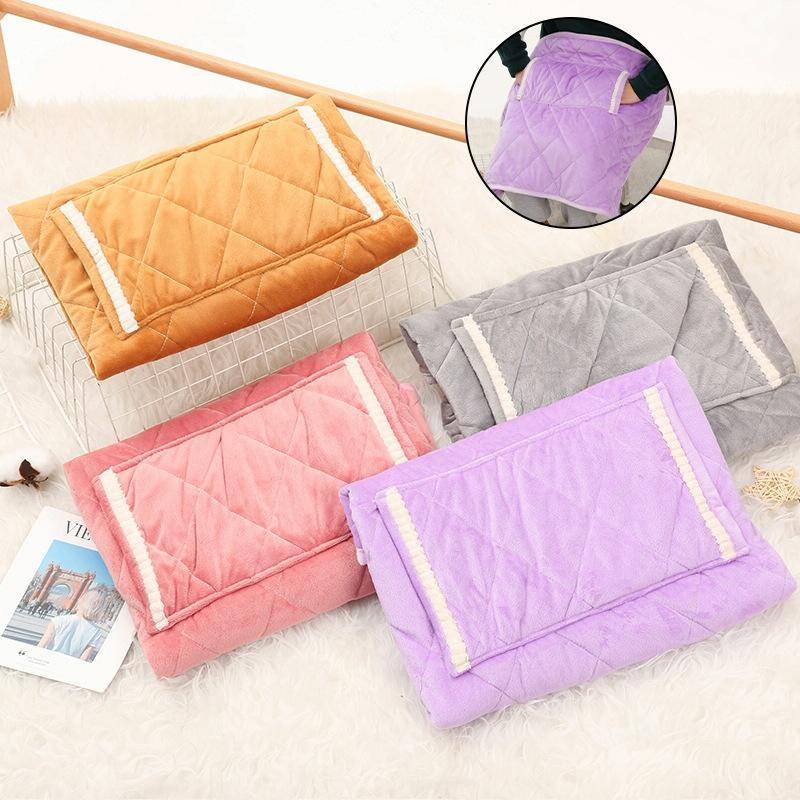USB Electric Blanket Single Crystal Fleece Winter Warm Heating Blanket, Size: 60 x 80cm(Purple)