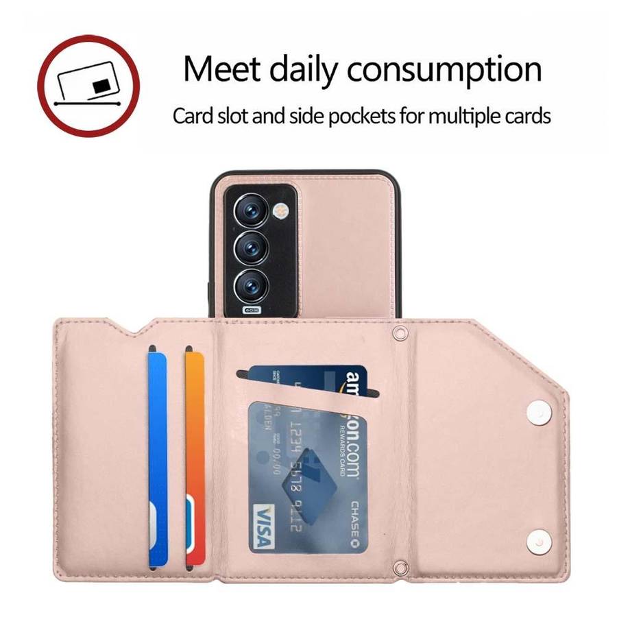 For Tecno Camon 18 Premier Skin Feel PU + TPU + PC Phone Case(Rose Gold)