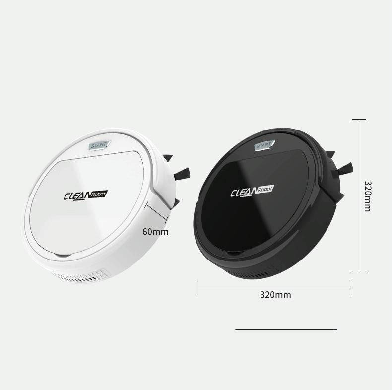 Household Intelligent Automatic Sweeping Robot, Specification:Upgrade Four Motors(Black)