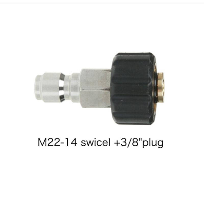 Pressure Washer Accessories Quick Connect Car Wash Water Hose Quick Connection, Typle:15-3/8 Male...