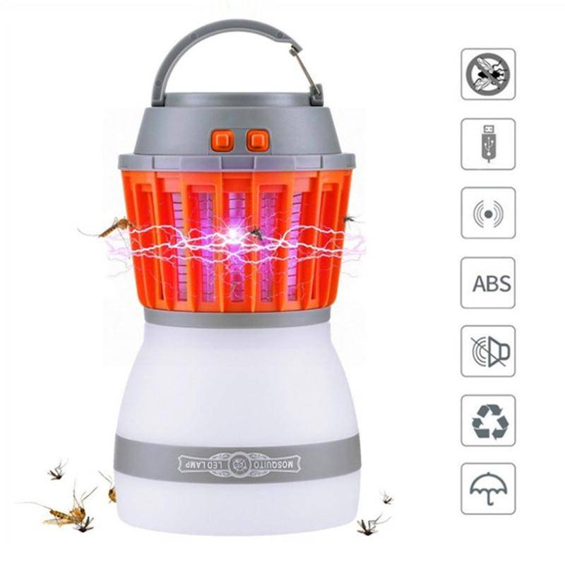 IP67 Waterproof LED Mosquito Killer Night Lamp Rechargeable Outdoor Travel Insects Flies Pest Kil...