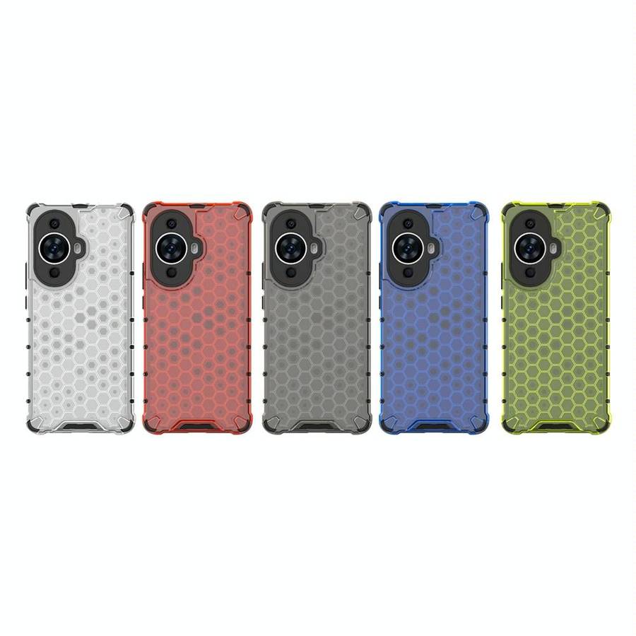 For Huawei nova 11 Pro 4G Shockproof Honeycomb Phone Case(White)