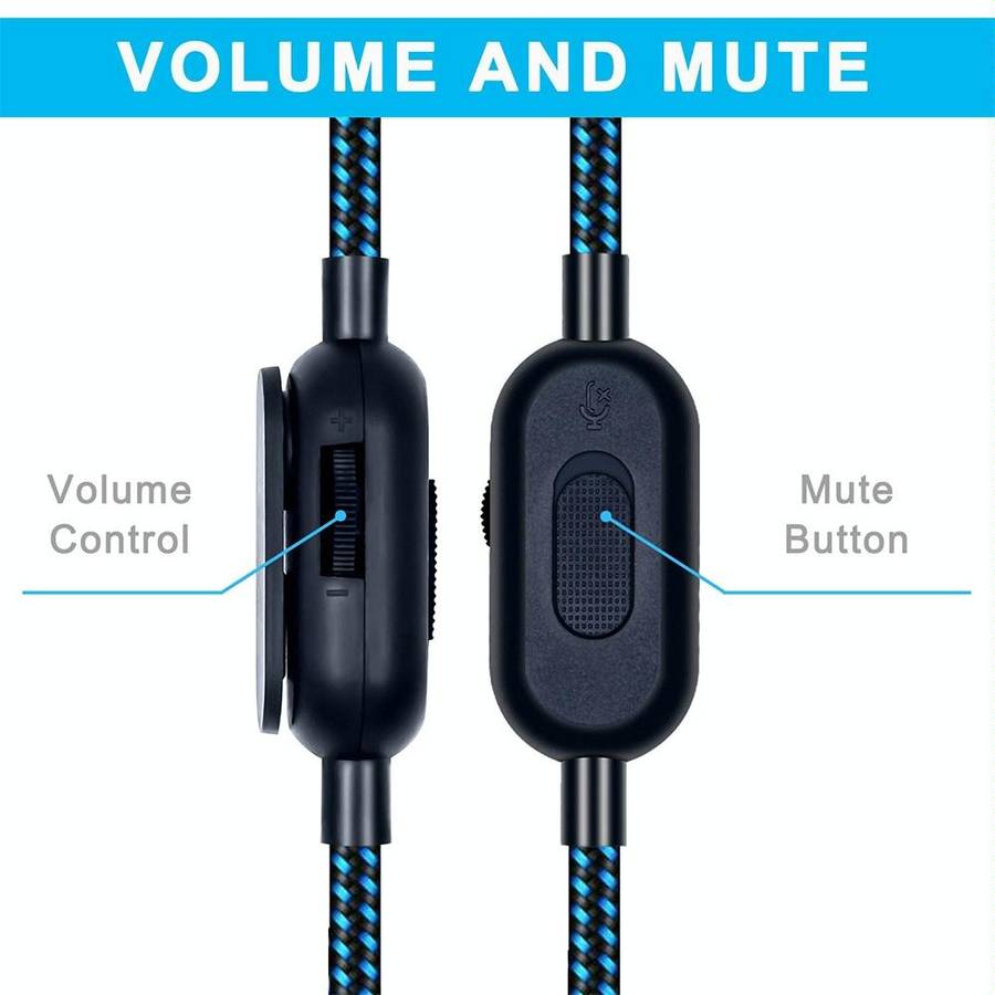 ZS0162 Wired Control Version Gaming Headset Audio Cable for Logitech Astro A10 A40 A30