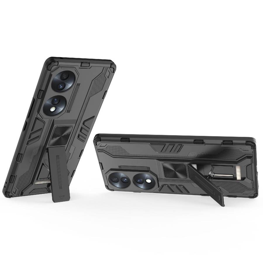 For Honor 70 5G Supersonic PC + TPU Shock-proof Protective Phone Case(Black)