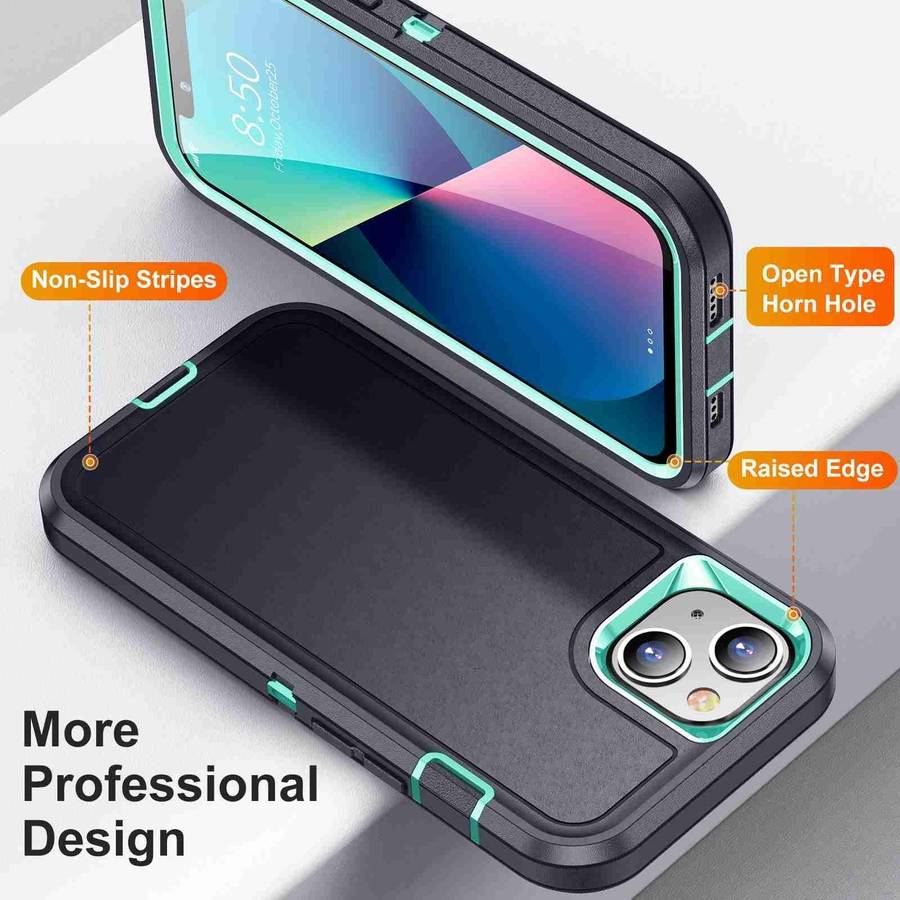 For iPhone 11 Life Waterproof Rugged Phone Case(Dark Blue + Light Blue)