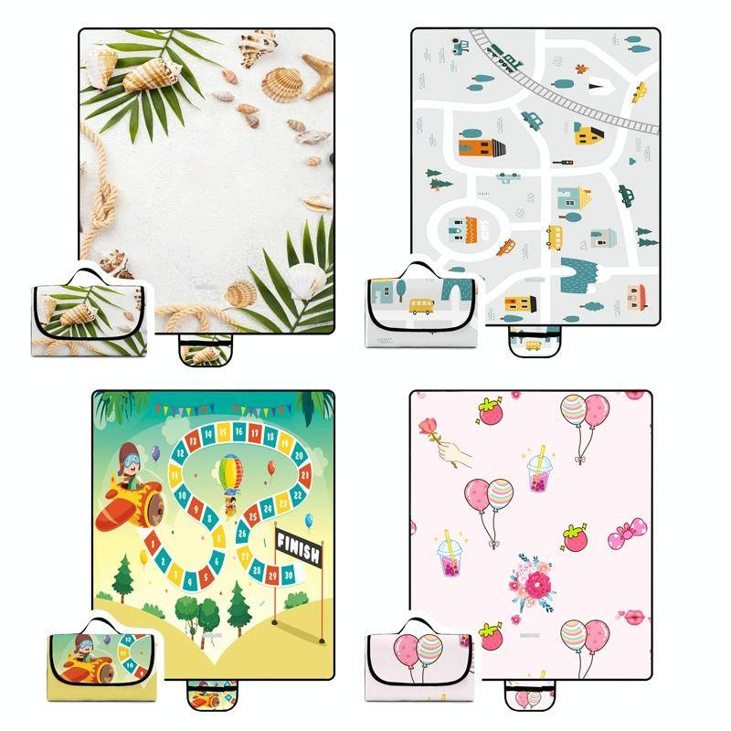 Y018 Moisture-proof Outdoor Grass Mat Thickened Waterproof Picnic Mat(2x2m)