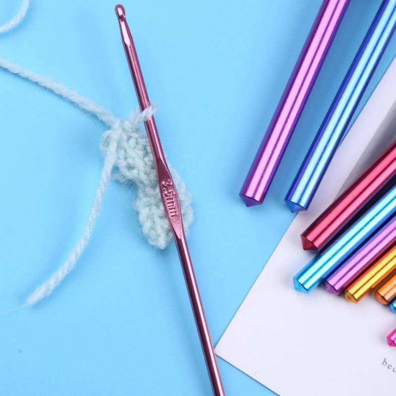 30 PCS/Set Color Alumina Single Head Crochet Handmade DIY Knitting Tool Material
