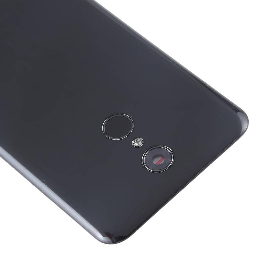 Battery Back Cover with Camera Lens & Fingerprint Sensor for LG Q7 / Q7+(Black)