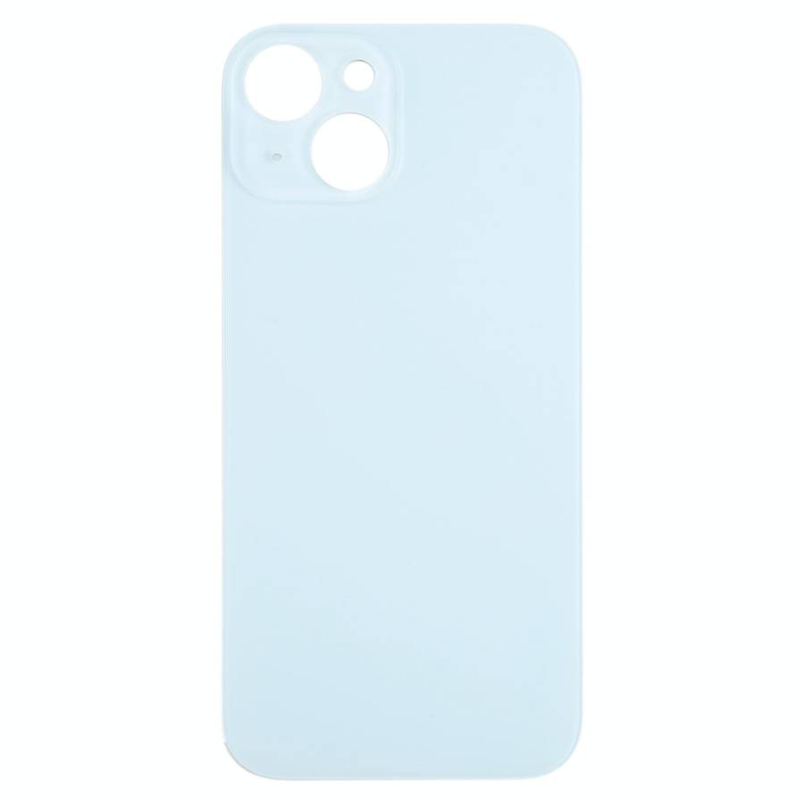 For iPhone 15 Glass Battery Back Cover(Blue)