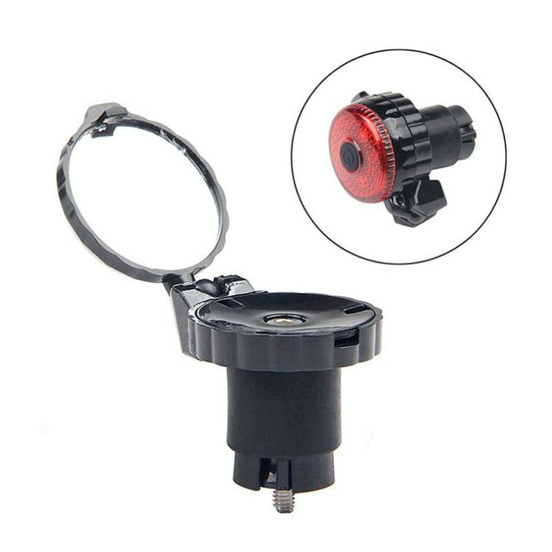 Bicycle Handlebar Folding Rearview Mirror, Color: With Light