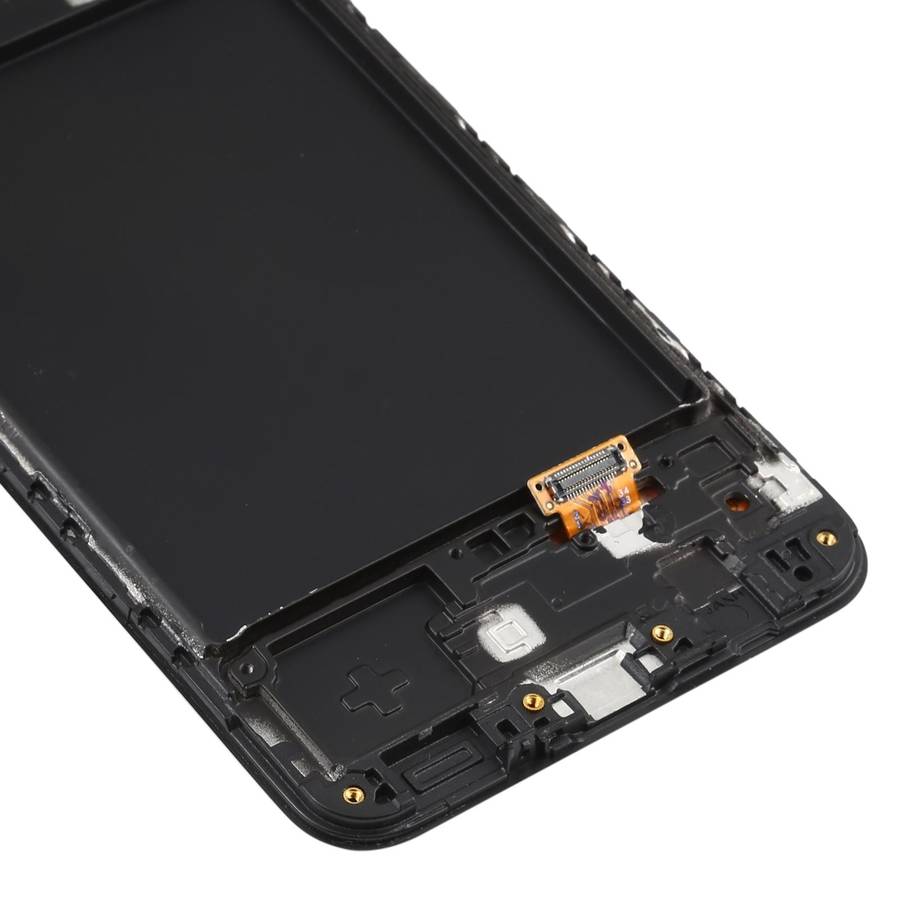 Original Super AMOLED LCD Screen for Galaxy A20 Digitizer Full Assembly with Frame
