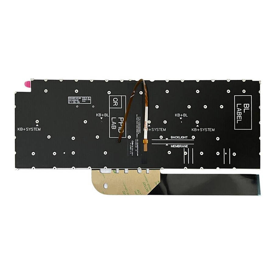 For Dell Vostro 5310 5320 5410 Latitude 3320 3420 US Version Backlight Laptop Keyboard(Black)