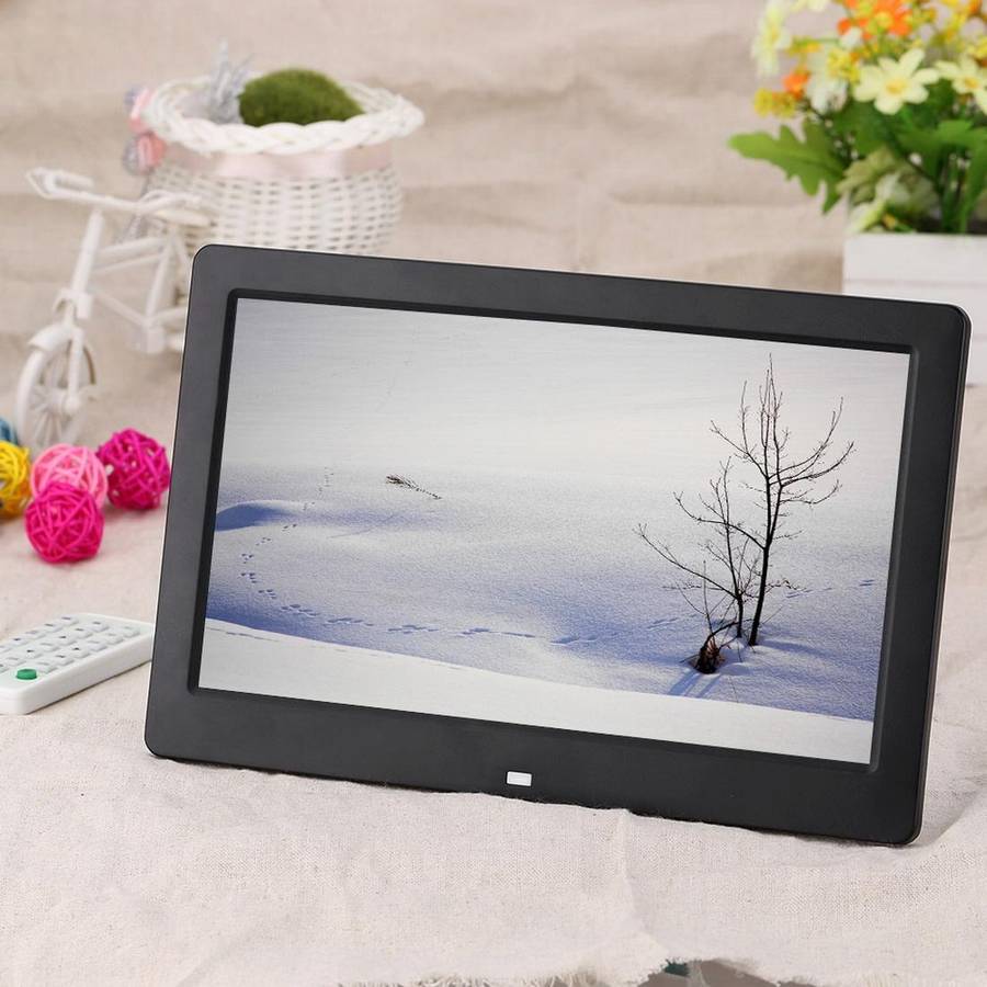 15 inch HD LED Screen Digital Photo Frame with Holder & Remote Control, Allwinner, Alarm Clock / ...