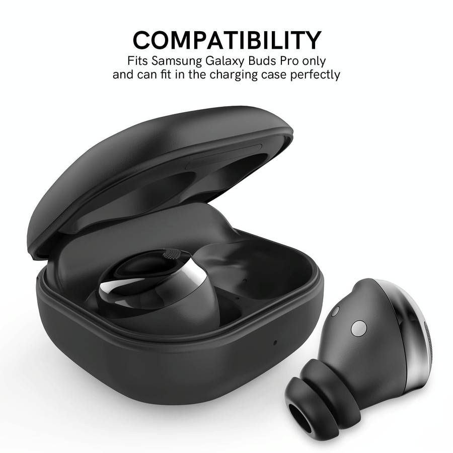 For Samsung Galaxy Buds Pro AhaStyle PT168 Silicone Earphone Earcups, Size:L(Black)