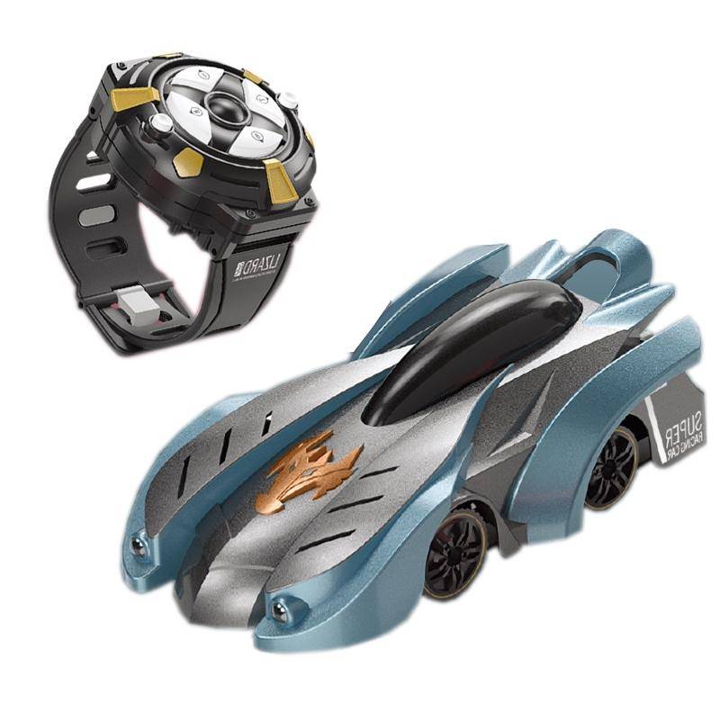 Remote Control Wall Climbing Car Mini Electric Remote Control Car Children Toy(Blue Break Watch R...