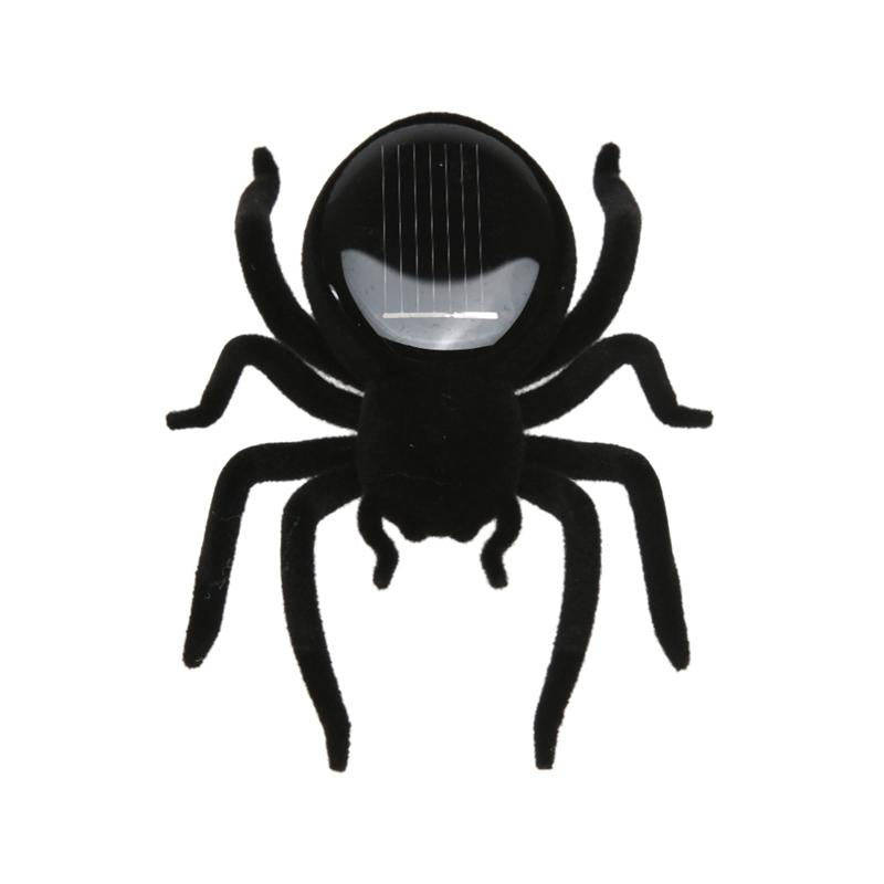 Novelty Creative Gadget Solar Power Robot Insect Car Spider for Children