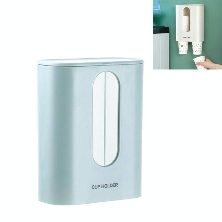 Household Punch-free Wall-mounted Disposable Paper Cup Taker Automatic Water Cup Holder Dispenser...