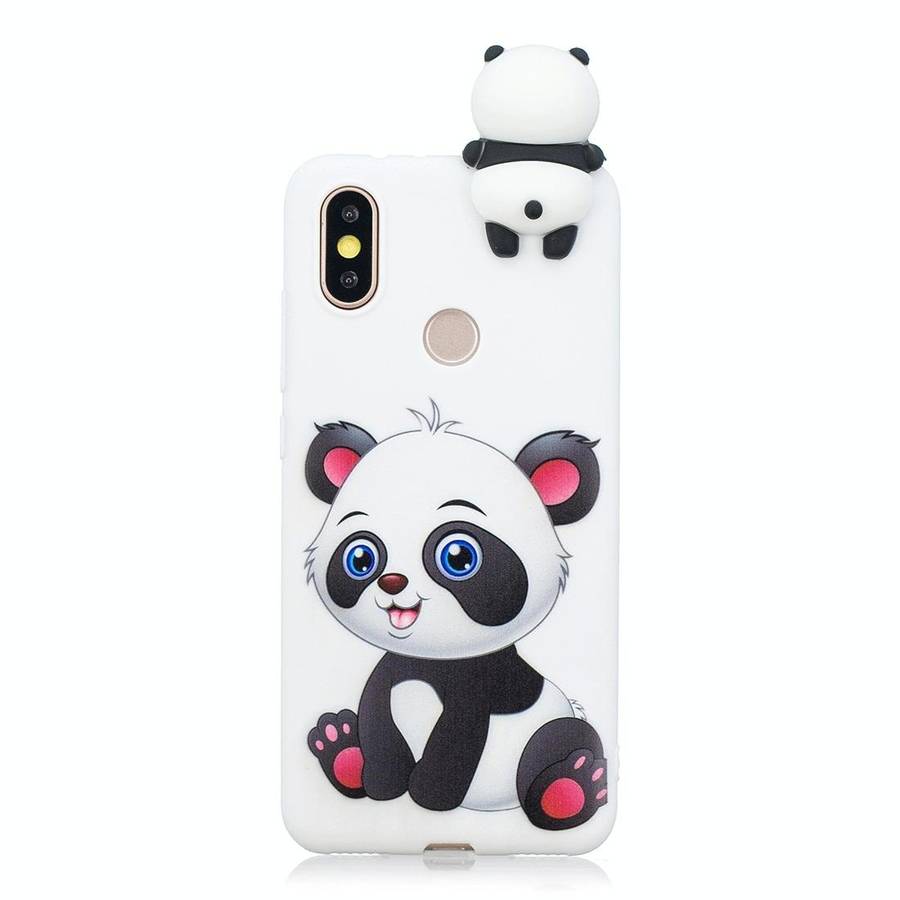 For Xiaomi Mi 6X / A2 Shockproof Cartoon TPU Protective Case(Panda)