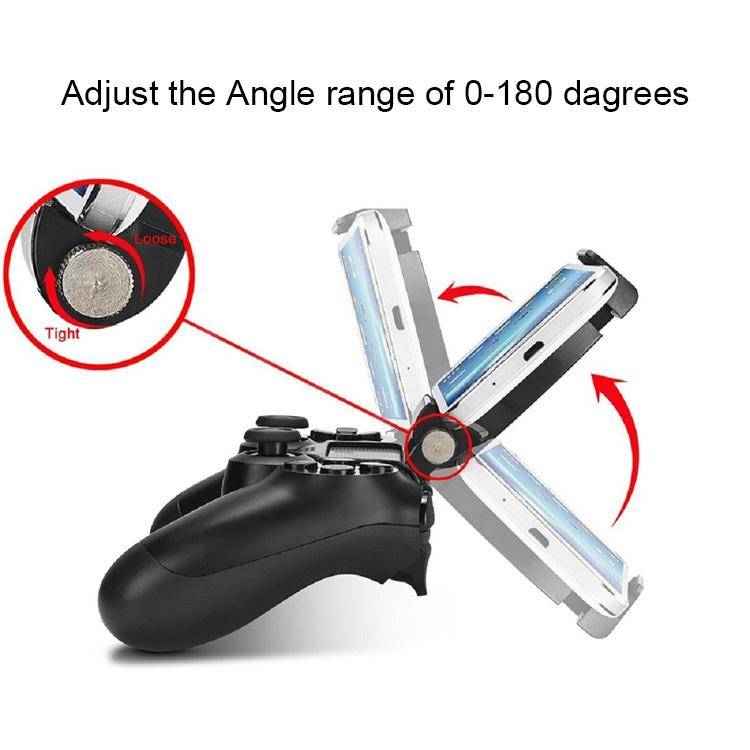 MB-822 Foldable Clip-type Game Console Handle Bracket for PS4 Controller, Maximum Stretch Length:...