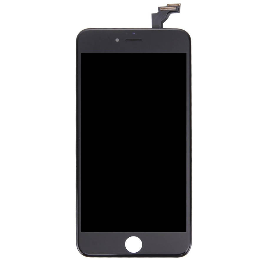 10 PCS TFT LCD Screen for iPhone 6 Plus Digitizer Full Assembly with Frame (Black)
