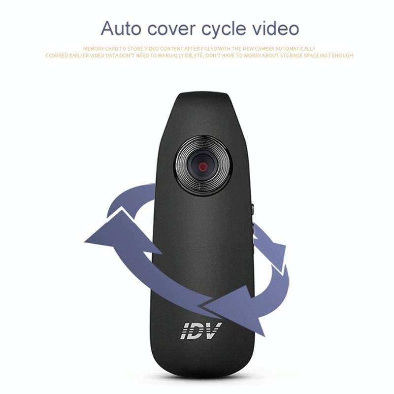 IDV 007 HD 1080P Clip Design Law Enforcement Recorder Portable Mini Monitoring Recorder, Support ...