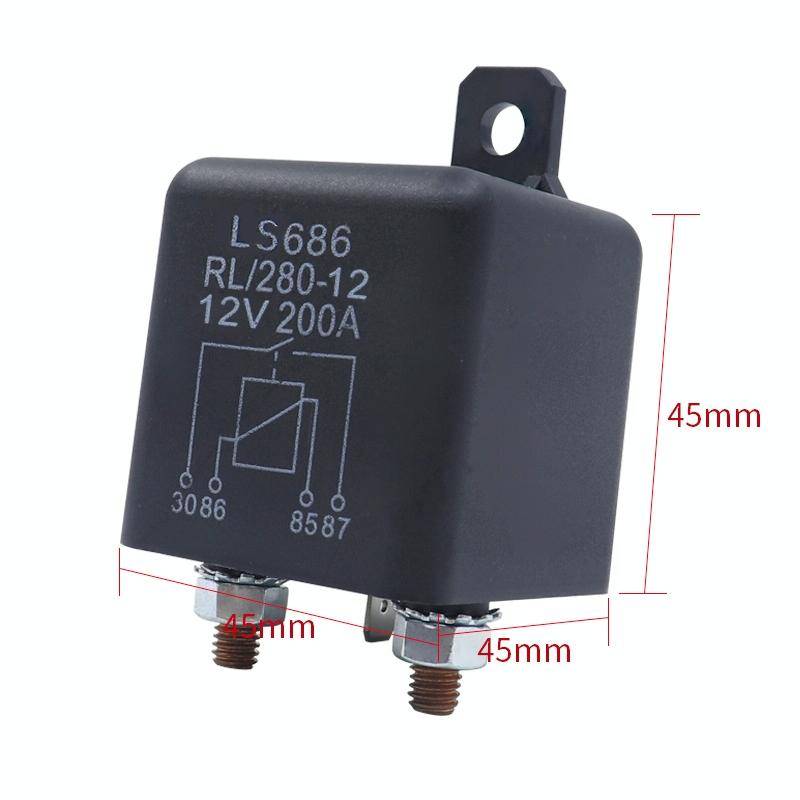 12V 4.8W Start Type 200A RV Modified Start Relay