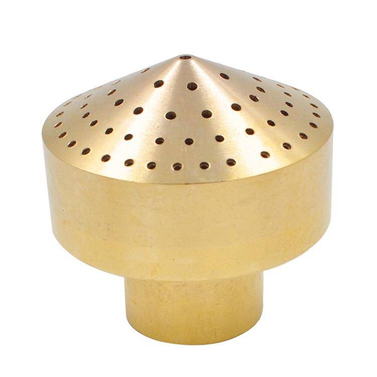 All-copper Fireworks Layer Water Nozzle Landscaping Fountain Head, Size:1 Inch(Brass)