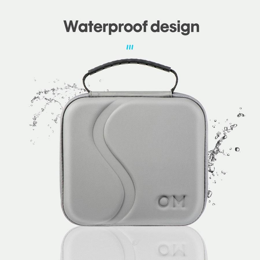 For DJI Osmo Mobile 4 / OM4 / OM4 SE STARTRC Portable Shockproof Waterproof PU Case Bag(Grey)