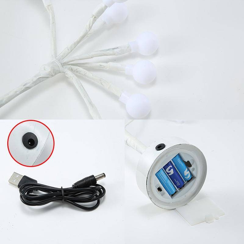 60cm Christmas Decoration Luminous LED Lantern Garden Landscape Tree Light(Round Ball)