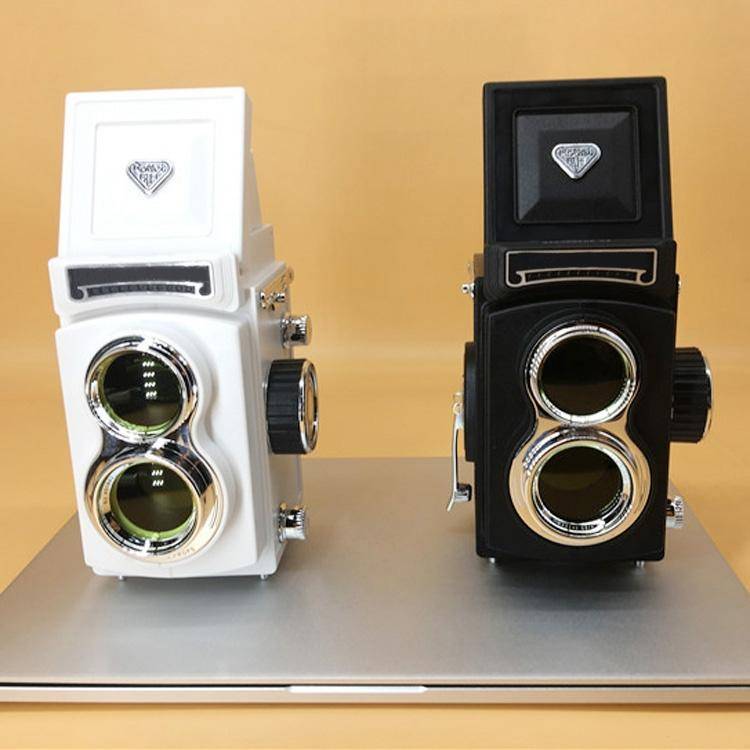 Non-Working Fake Dummy Handheld Retro DSLR Camera Model Photo Studio Props (White)
