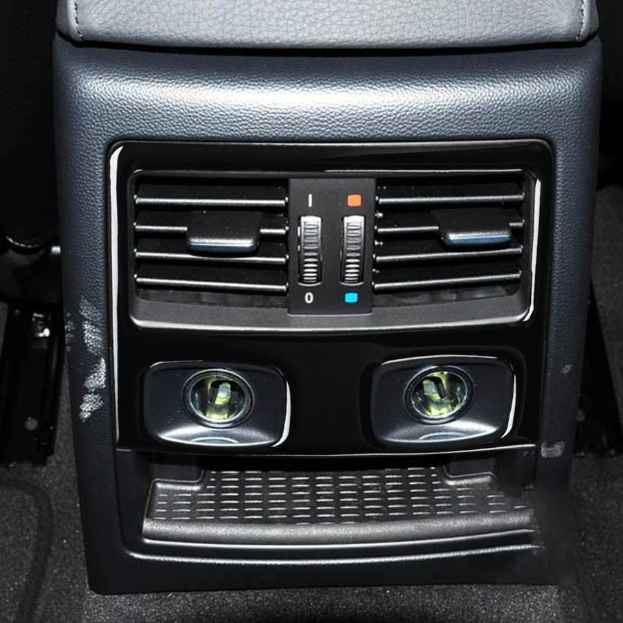 For BMW 3 Series E90/E92 2005-2012 Car Rear Air Vents with Holes Decorative Sticker, Left and Rig...