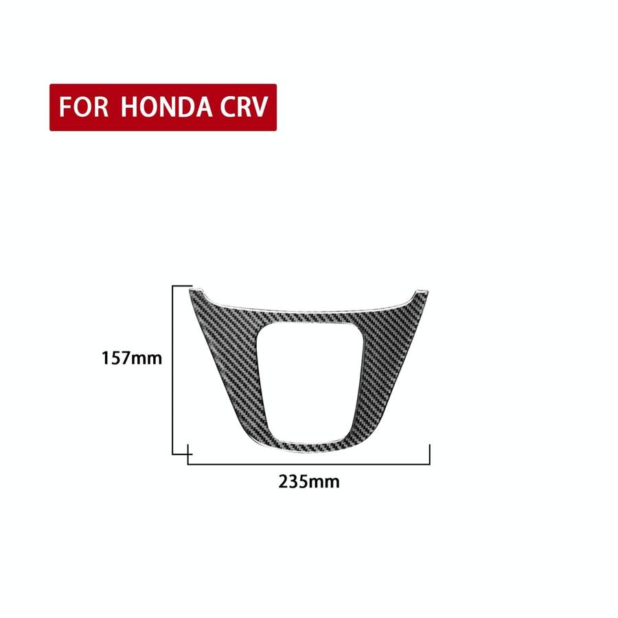 Carbon Fiber Car Gear Panel Frame Decorative Sticker for Honda CRV 2007-2011,Left and Right Drive...