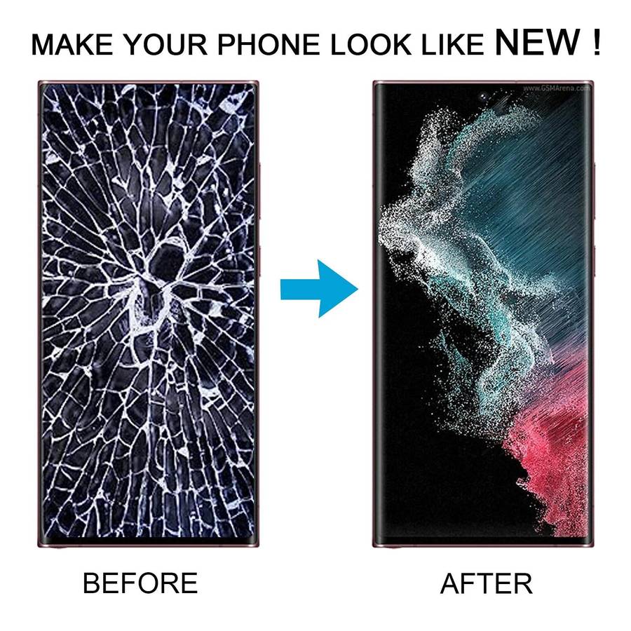 For Samsung Galaxy S22 Ultra 5G SM-S908B Original LCD Screen Digitizer Full Assembly with Frame (...