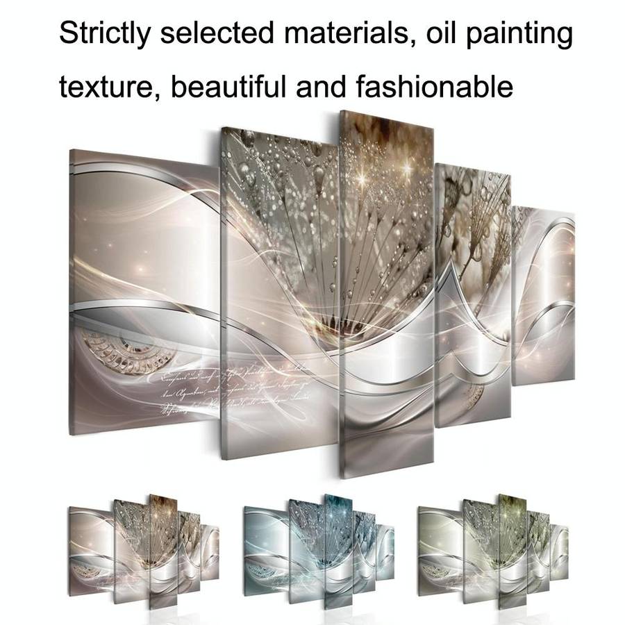 Sofa Background Wall Decorative Painting Hanging Paintings Frameless, Size: 20x50cm(Yellow)