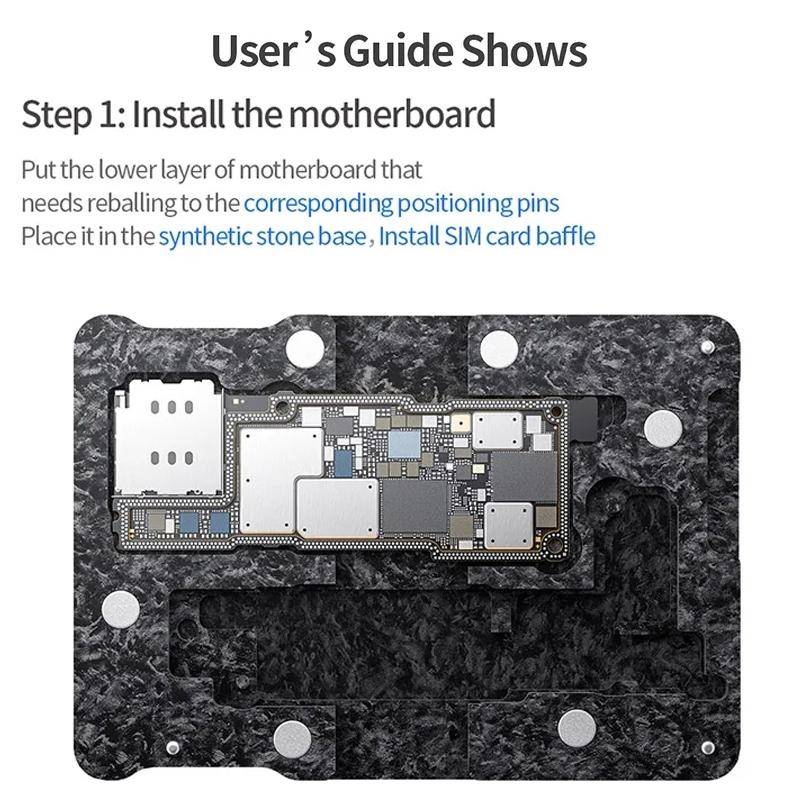 Qianli Magnetic Middle Layer BGA Reballing Platform For iPhone 15 Series
