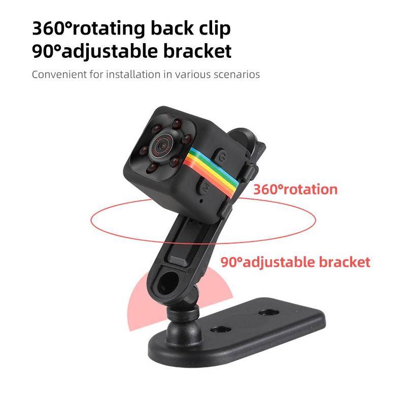 SQ11 Mini DV HD 960P 6 LEDs Sport Recorder Camera with Holder, Support Monitor Detection & IR Nig...