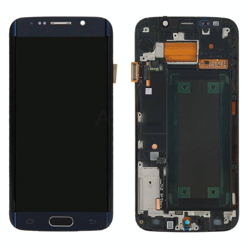 Original Super AMOLED LCD Screen For Samsung Galaxy S6 Edge SM-G925F Digitizer Full Assembly with...